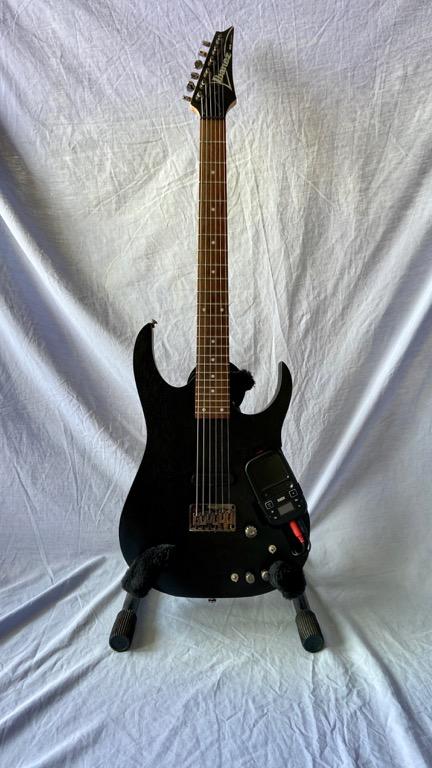 2014 Ibanez RGKP6 w Korg Mini Kaoss Pad Weathered Black Hobbies