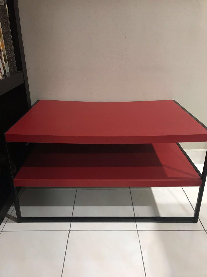 Ikea red tv console, Furniture & Home Living, Furniture, TV Consoles on