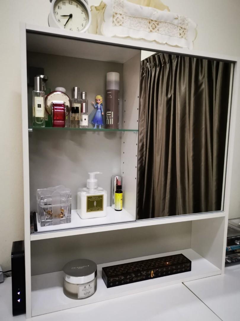 Ikea wall mirror Furniture & Home Living, Furniture, Shelves