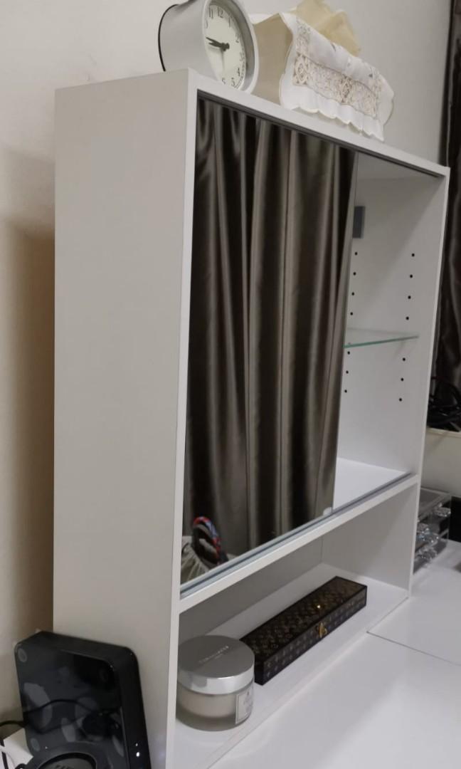 Ikea wall mirror Furniture & Home Living, Furniture, Shelves