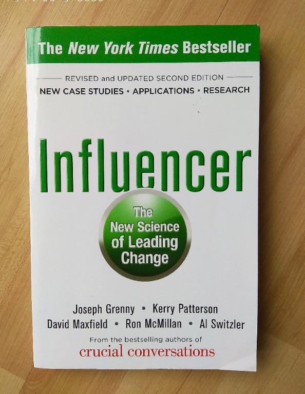 Influencer The New Science Of Leading Change By Joseph Grenny