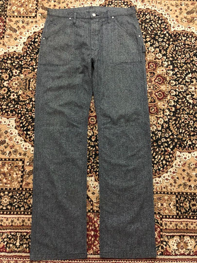 Japan Brand O C Crew Salt Pepper Work Pant Size 34 Men S