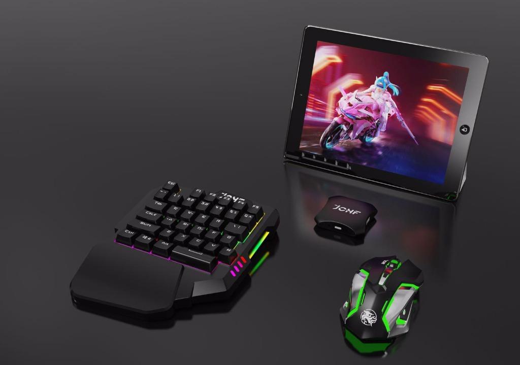 jchf 68 new version of android phone to eat chicken artifact game auxiliary pressure gun throne keyb connector mouse keyboard free mouse pin
