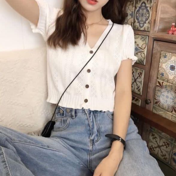 Cute white tops for hot sale ladies