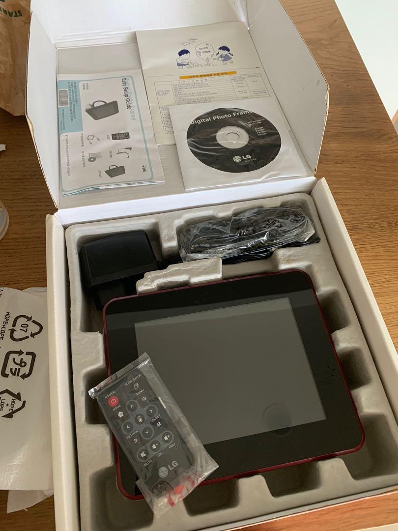 LG Digital photoframe, TV & Home Appliances, TV & Entertainment, TV