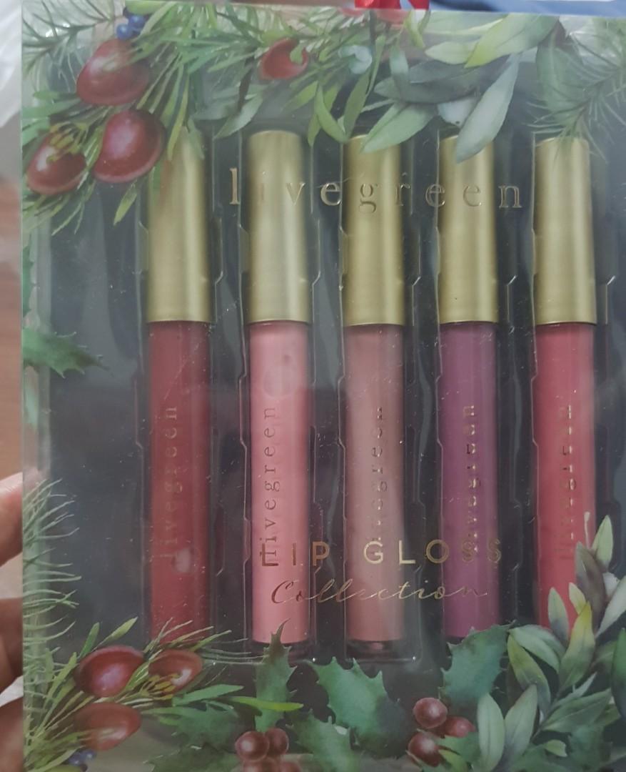 Live Green Lip Gloss Collection Beauty Personal Care Face Face Care On Carousell