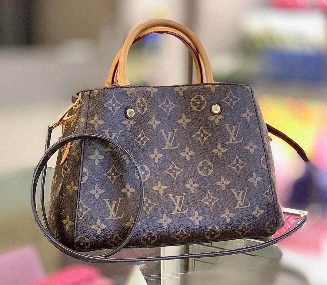 AUTHENTIC LV Montaigne BB Monogram, Luxury, Bags & Wallets on Carousell