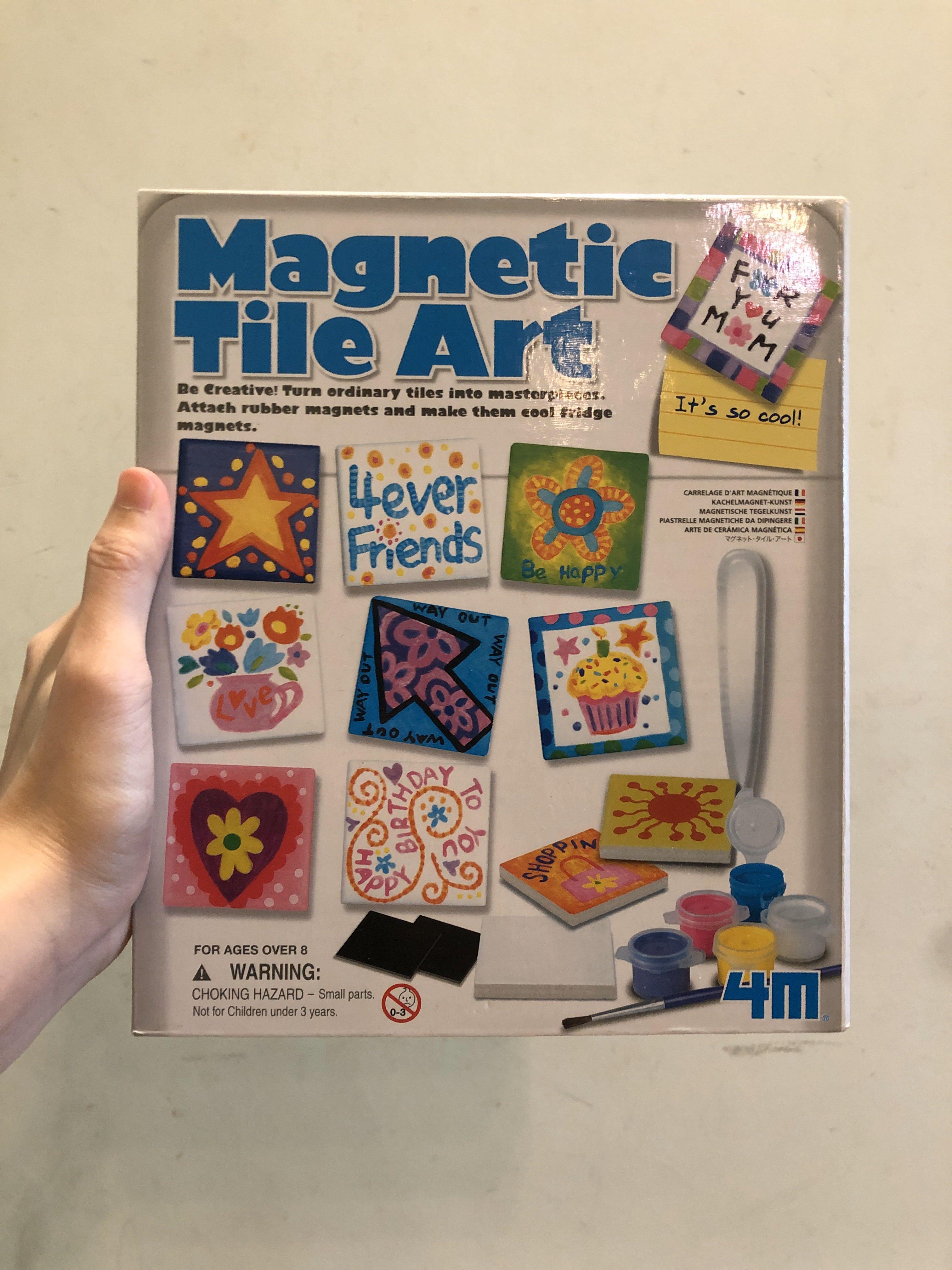 magnetic tile art kit