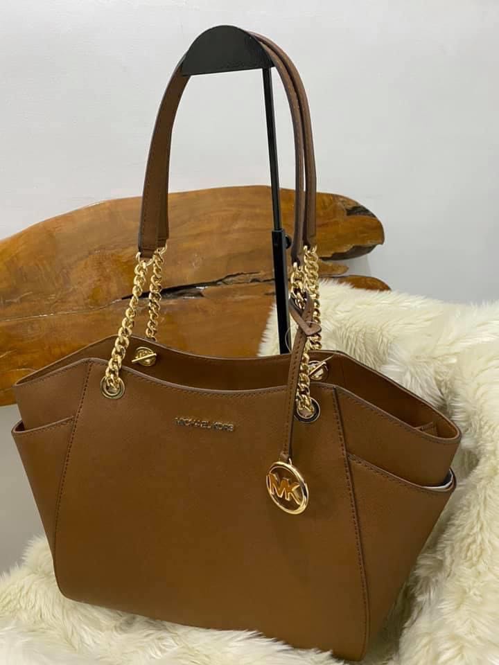 mk chain tote