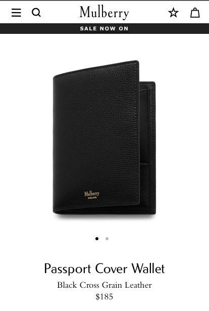 Mulberry passport wallet deals