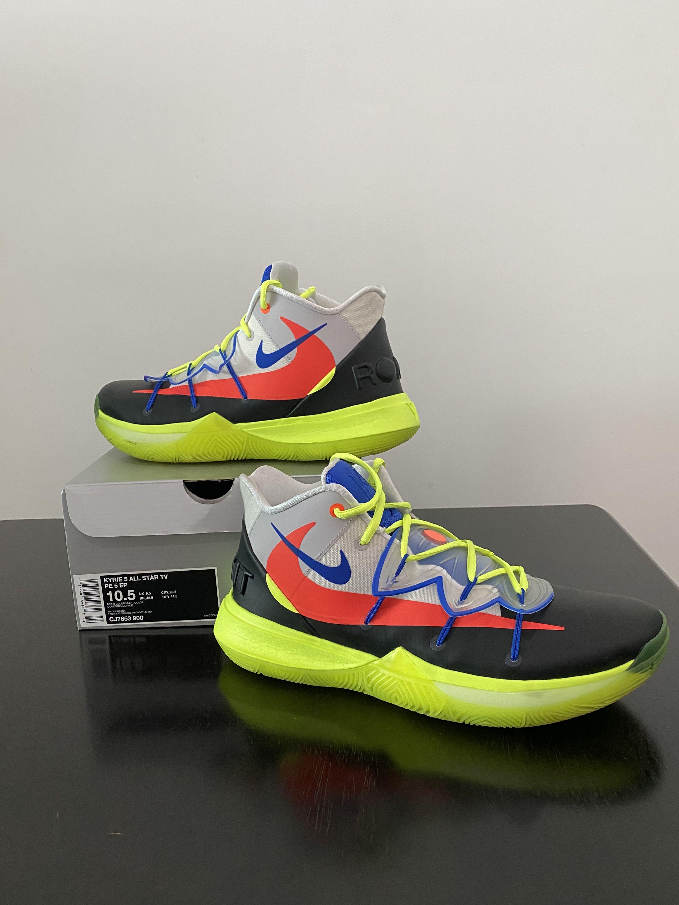Nike Kyrie 5 PE Neon Blends For Sale Cheap UA Curry 7