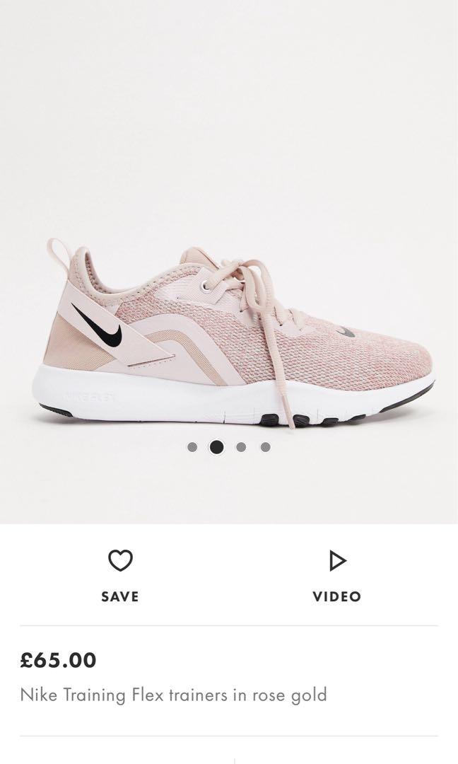 womens nike rose gold trainers