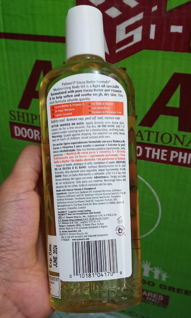 Palmer's Cocoa Butter Moisturizing Body Oil 250mL (Category: Body Care) located in Pasig City. Submitted by authenticusaproducts (Listing ID 1009868493, Image 2). Description: .