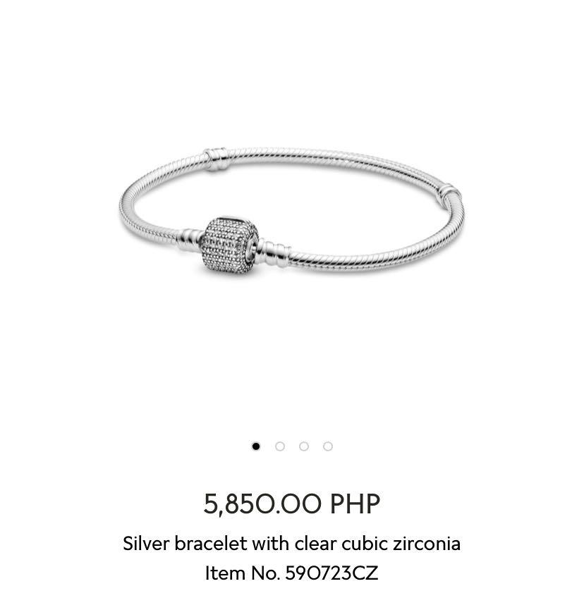 pandora bracelet cubic zirconia