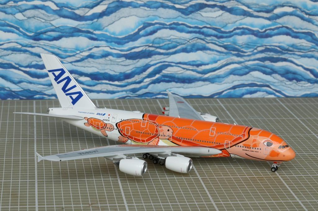 Phoenix ANA A380 Flying Honu - Ka La JA383A 全日空飛機模型1:400