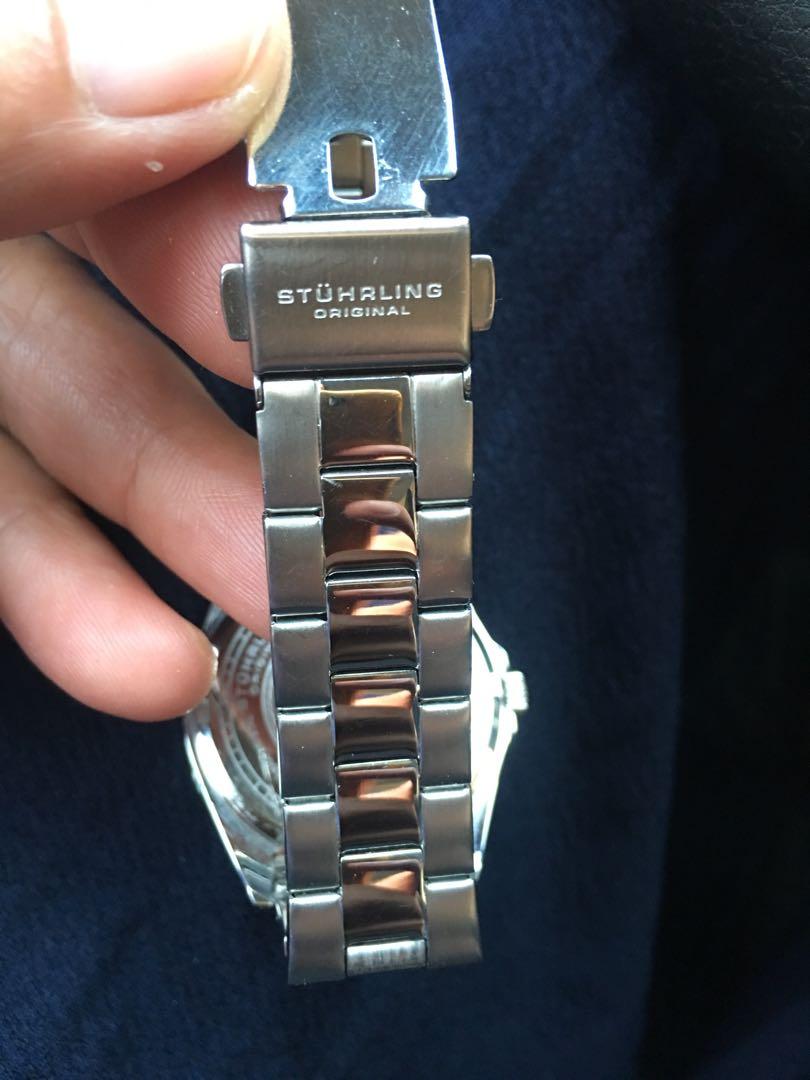 Stuhrling diamond watch top