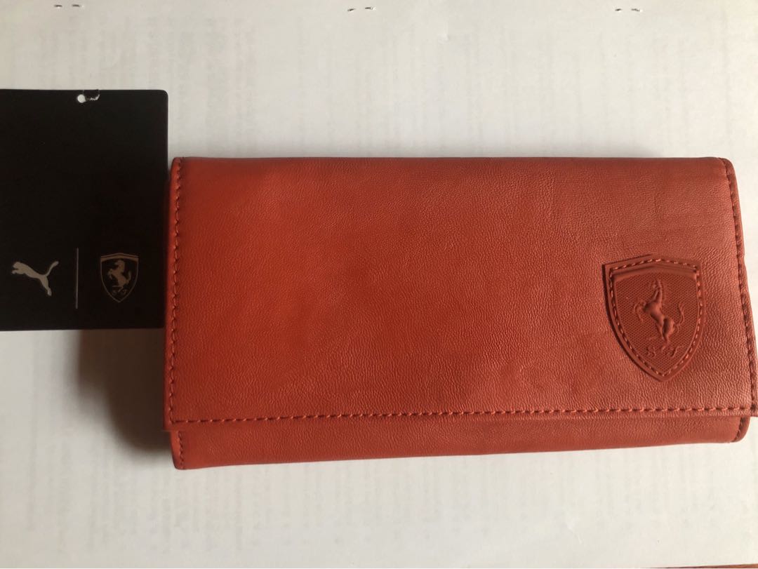 puma wallets orange