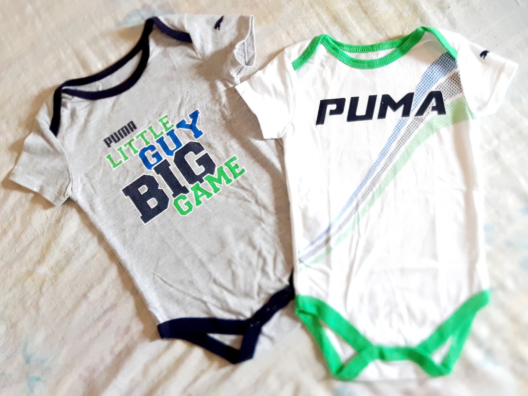 puma baby boy onesies