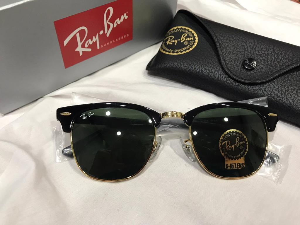 Ray Ban Clubmaster Classic Sunglasses Rb3016 W0365 51 21 Men S Fashion Accessories Eyewear Sunglasses On Carousell