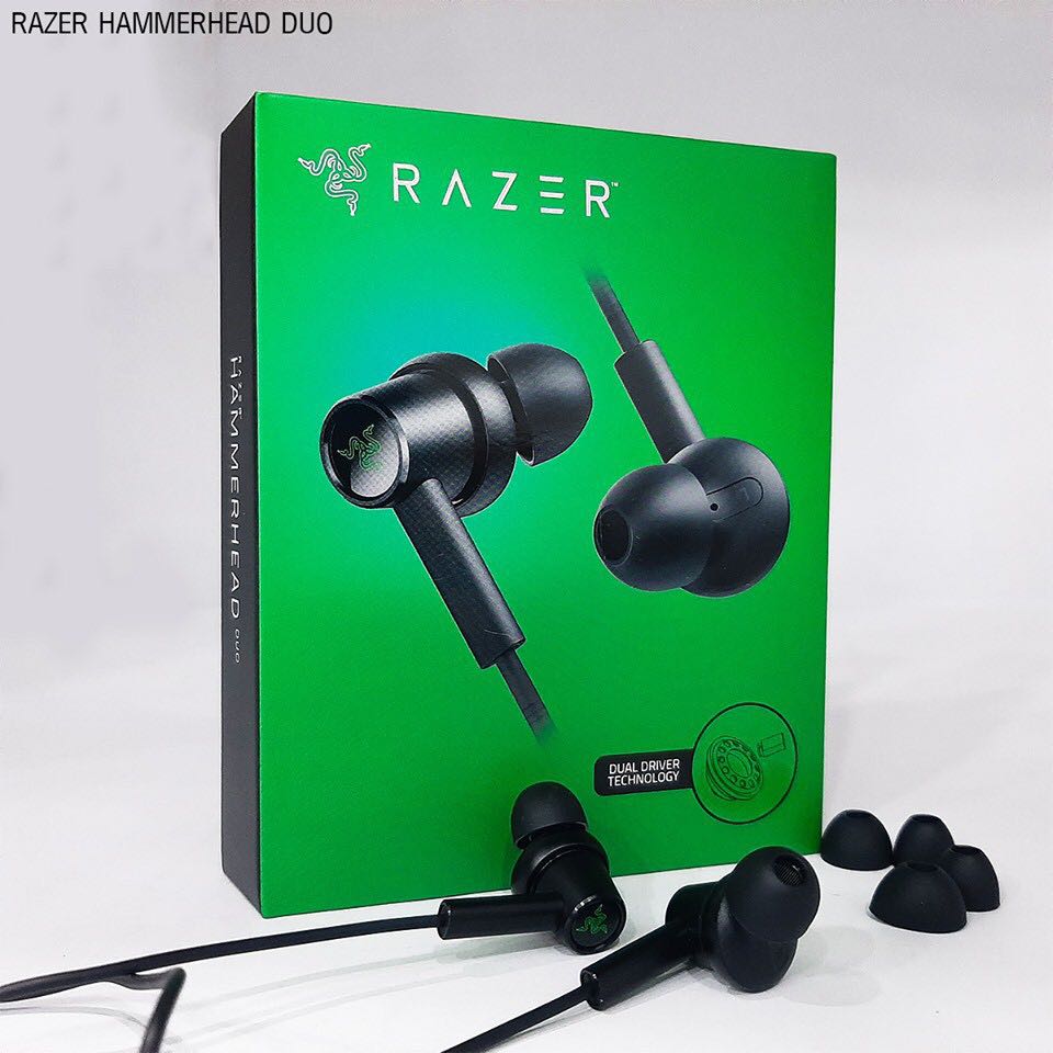 RAZER WIRED EARSET HAMMERHEAD DUO (RZ1202790200R3M1), Audio, Headphones & Headsets on Carousell RAZER WIRED EARSET HAMMERHEAD DUO (RZ1202790200R3M1), Audio, Headphones & Headsets on Carousell