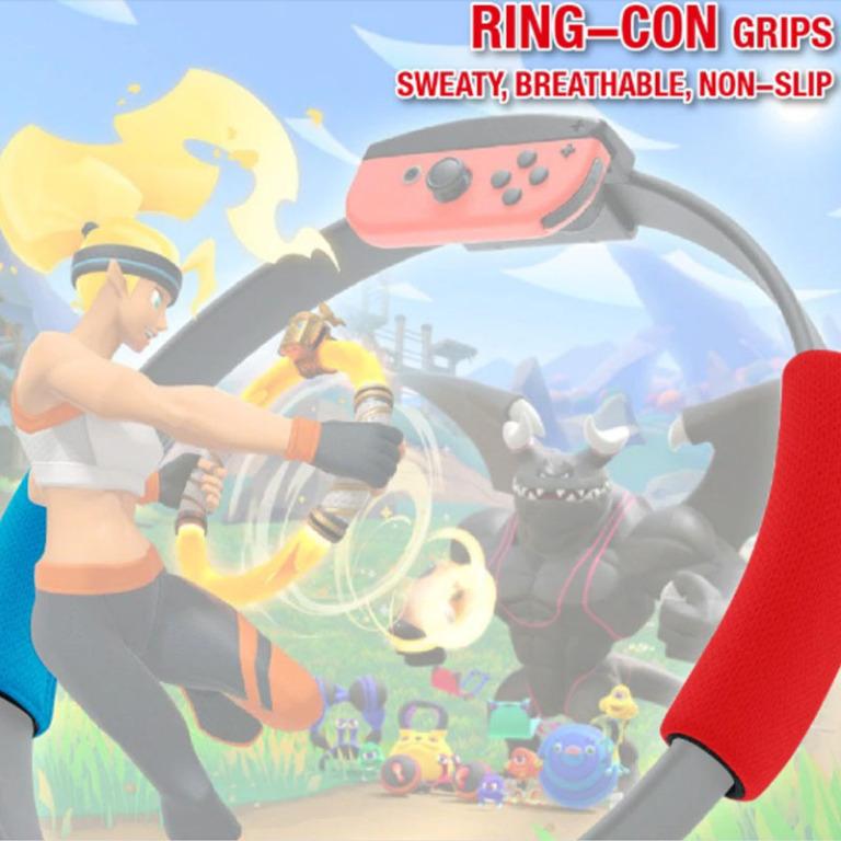 Nintendo Switch Ring Fit Adventure Ringcon Grip + Leg Strap / Switch ...