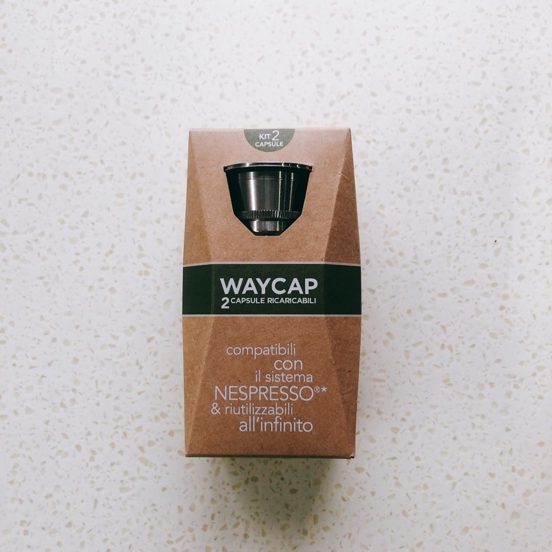 Waycap 環保再用Nespresso® 不鏽鋼咖啡囊 （全新未開封）Waycap EcoFriendly Nespresso