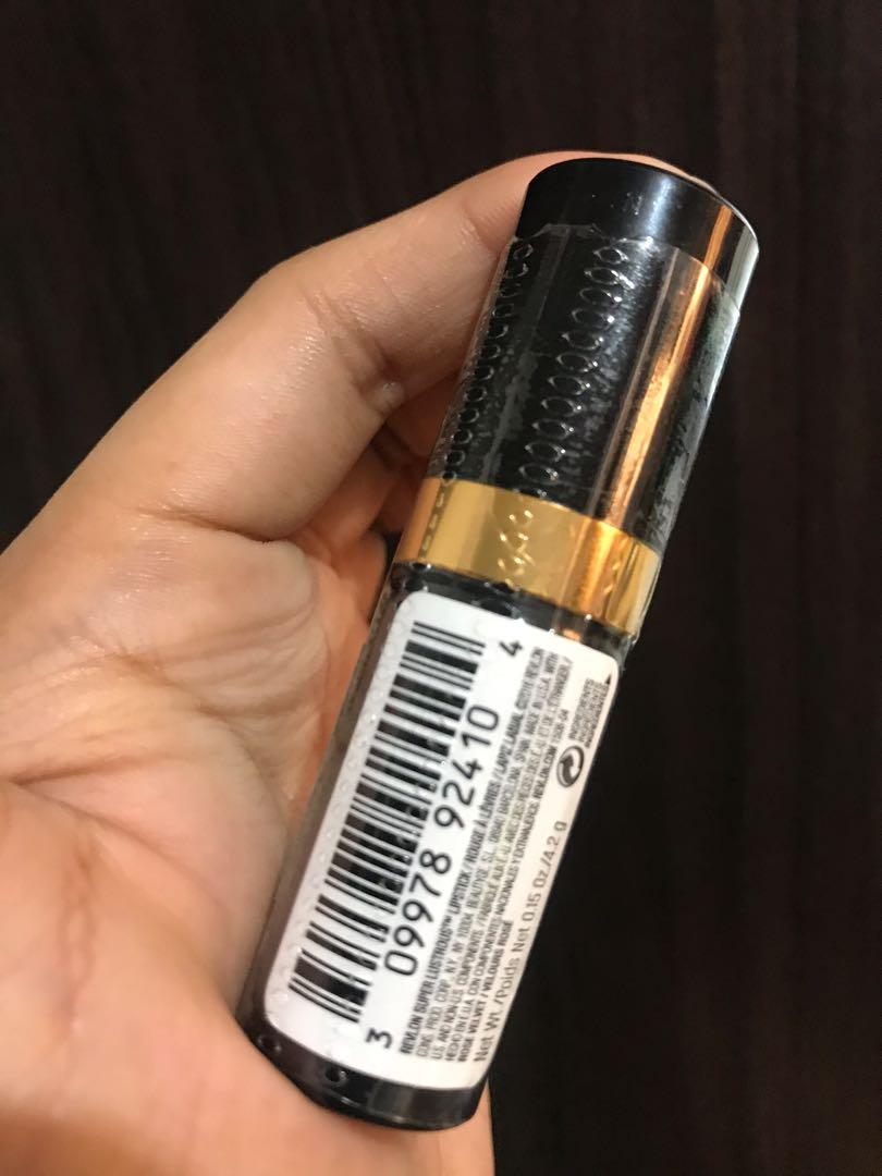 Revlon super lustrous (Category: Makeup) located in Manila. Submitted by potpotato (Listing ID 1009905256, Image 2). Description: Revlon super lustrous Shade: 130 rose velvet NEW ‼️.