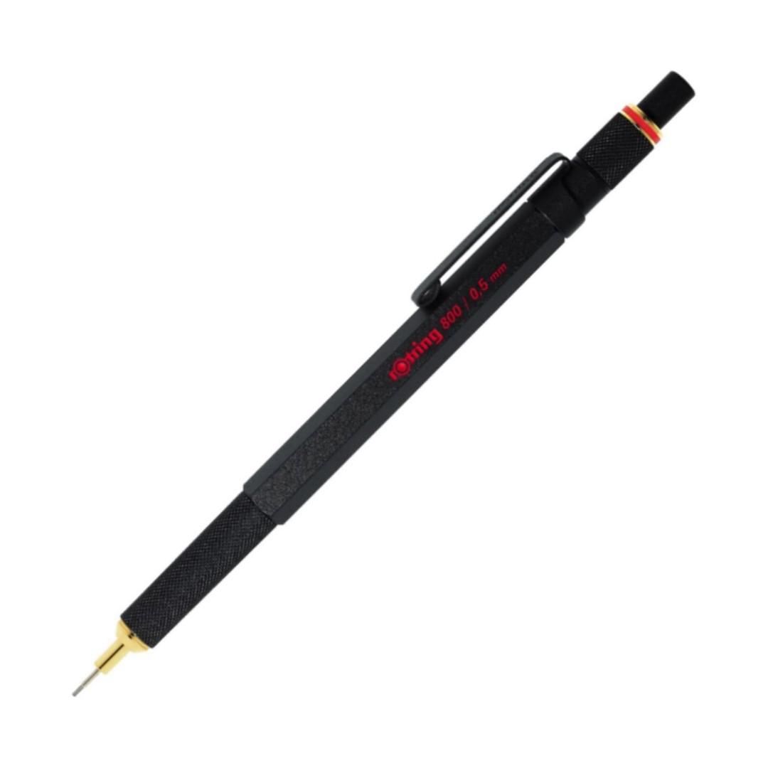 rOtring 800 Retractable Mechanical Pencil 0.5 mm Black Barrel. Pen