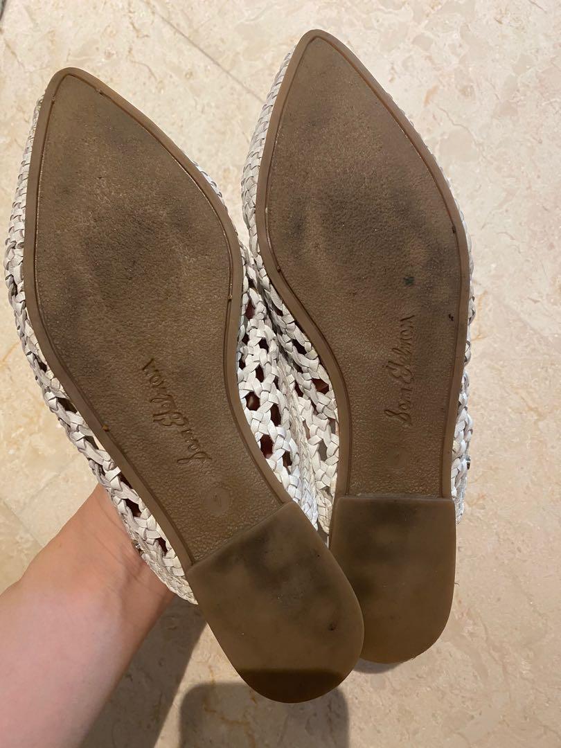 Sam Edelman Clara Woven Leather Mules Sandals Women s Fashion Footwear Flats on Carousell
