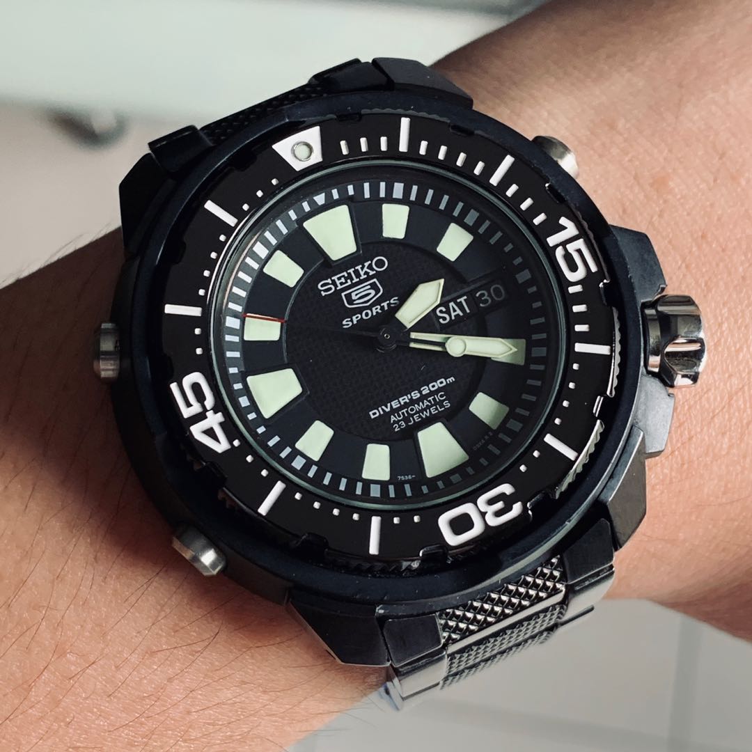 Seiko 5 frankenmonster on sale