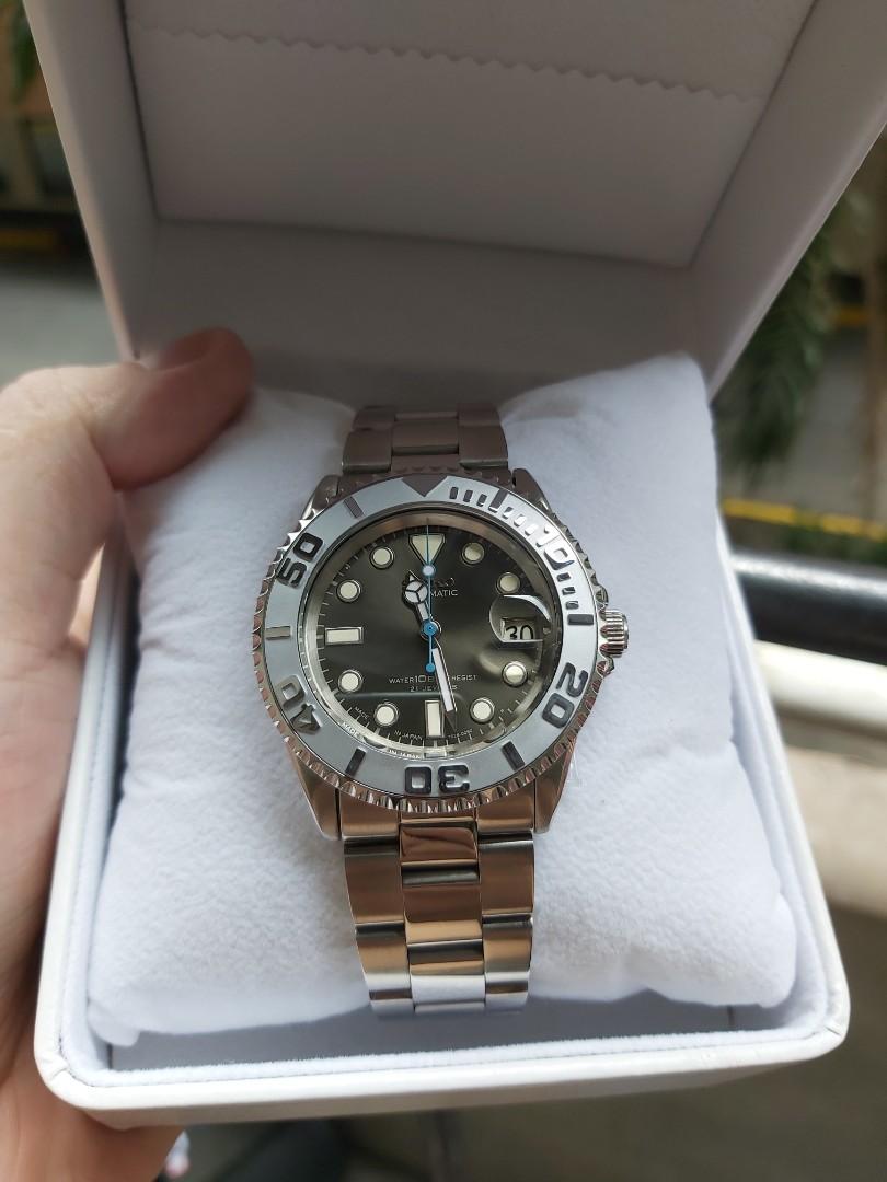 Seiko SKX 031J Yachtmaster Rhodium Mod, Men's Fashion, Watches &  Accessories, Watches on Carousell