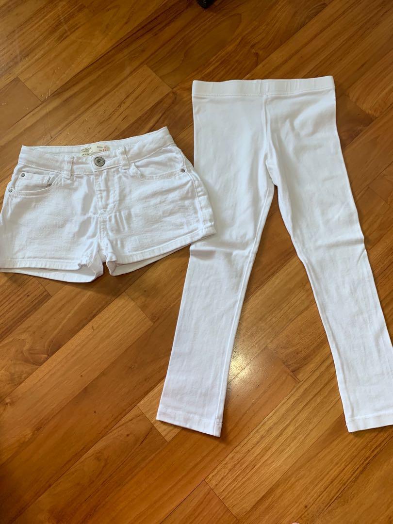 old navy girls white jeans