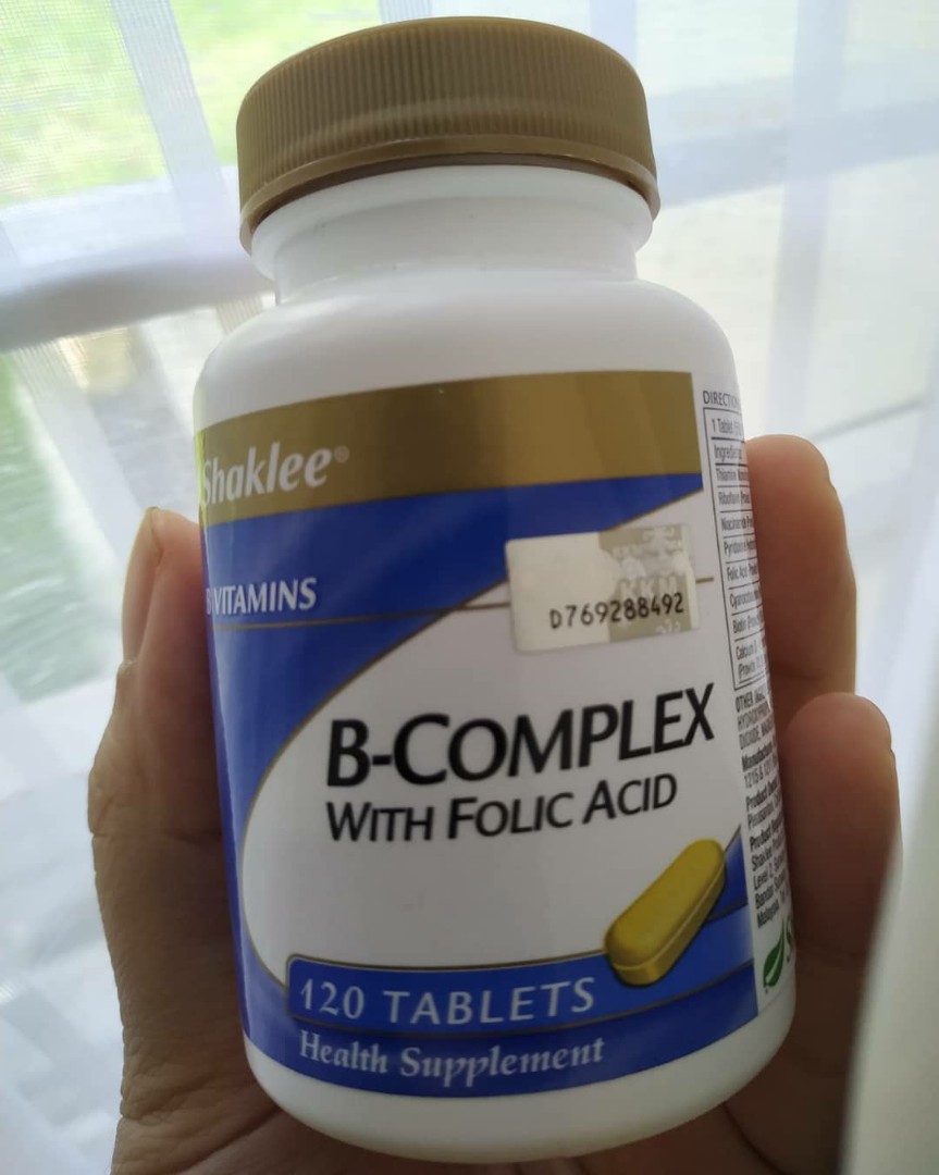 Shaklee B Complex With Folic Acid Health Supplement Health Beauty Perfumes Nail Care Others On Carousell