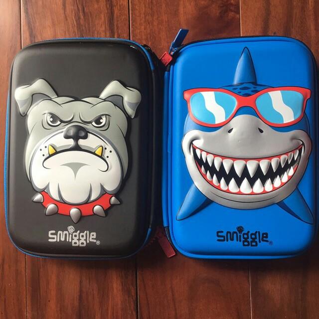 smiggle pencil case 3 layer