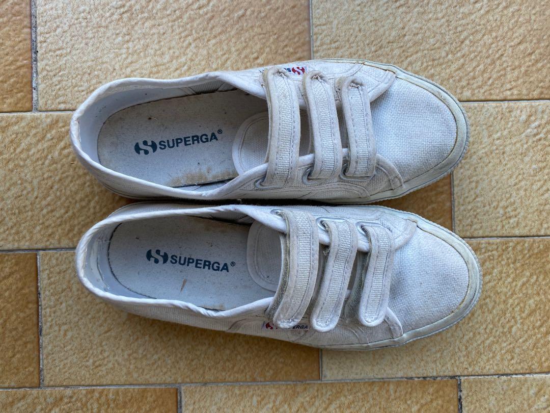 three strap velcro sneakers