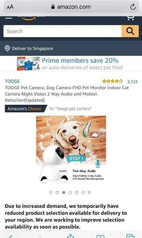 tooge pet camera app
