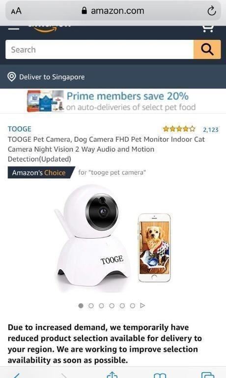 tooge pet camera app