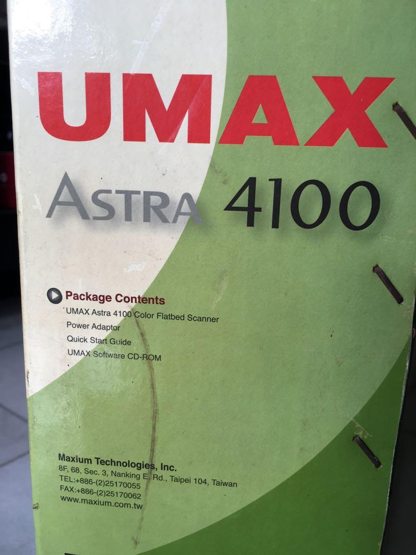 Umax Astra 4100 Scanner, Computers & Tech, Parts & Accessories ...