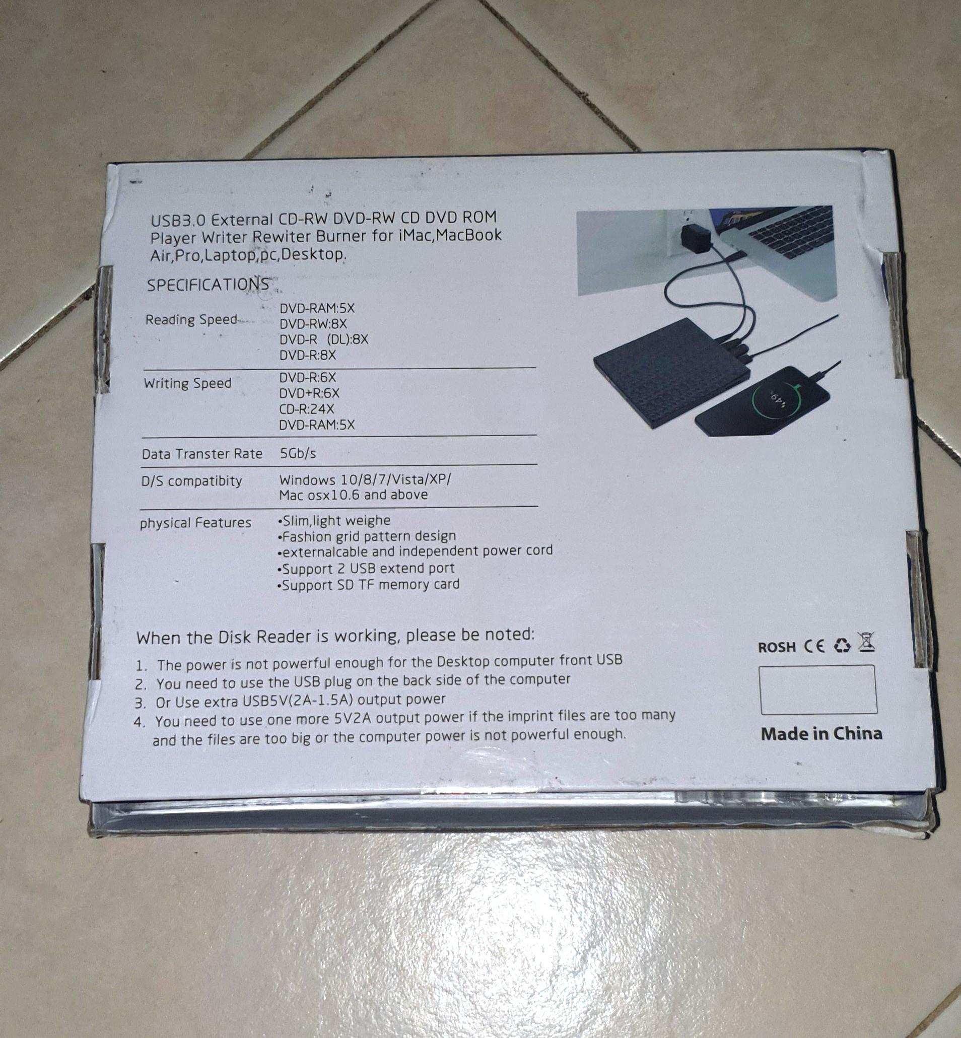 Pop Up Mobile External Dvd Rw Mac USB 3.0 Pop-up Mobile External DVD-RW Portable Drive ODD External DVD