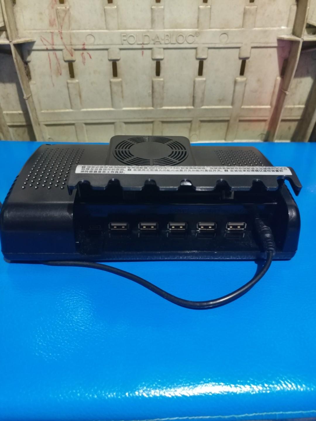 Usb charger 5 ports (Category: Batteries & Power Banks) located in Valenzuela. Submitted by macandrei (Listing ID 1009812474, Image 1). Description: 5 ports usb charger with fan motor call or text for faster transaction 09184910005.