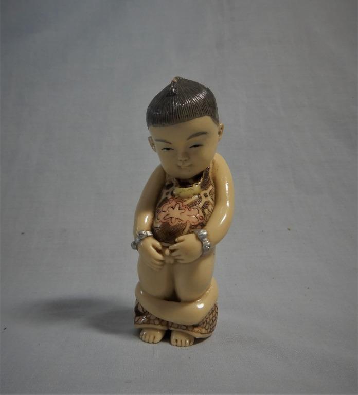 Vintage Japanese okimono netsuke circa 1950s retired rare, Hobbies ...