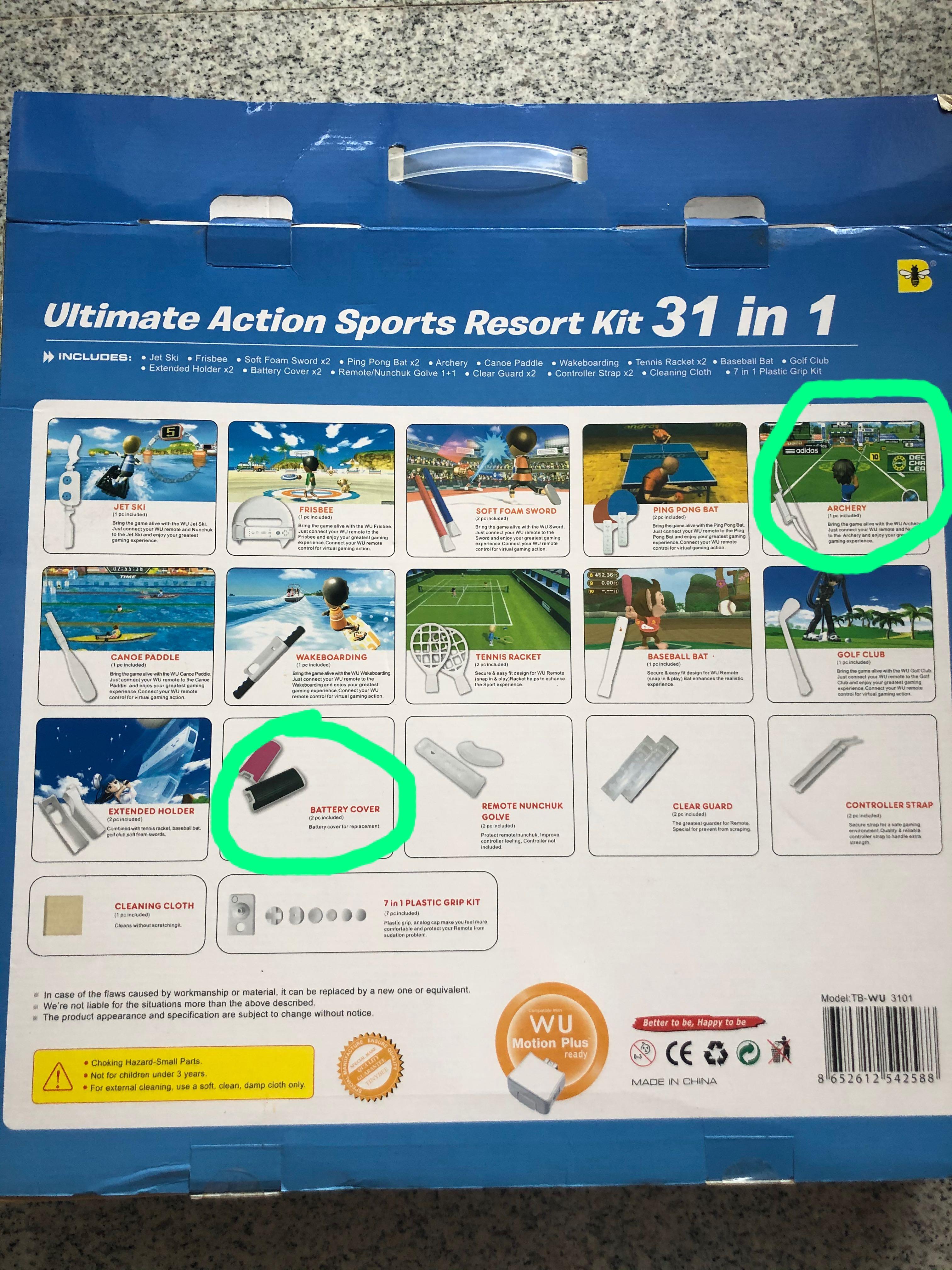Wii Sports Resort Game + Kit, Video Gaming, Video Games, Nintendo on