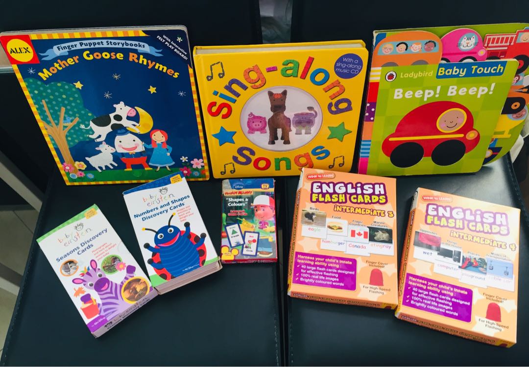 Wink to Learn Flash Cards, Baby Einstein Flash Cards, Nursery Rhymes