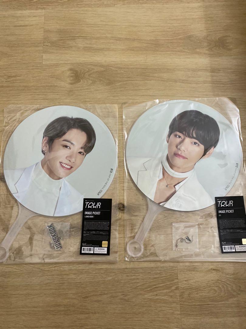 Wts Bts Map Of The Soul Tour Merch Image Picket Jungkook V Taehyung K Wave On Carousell