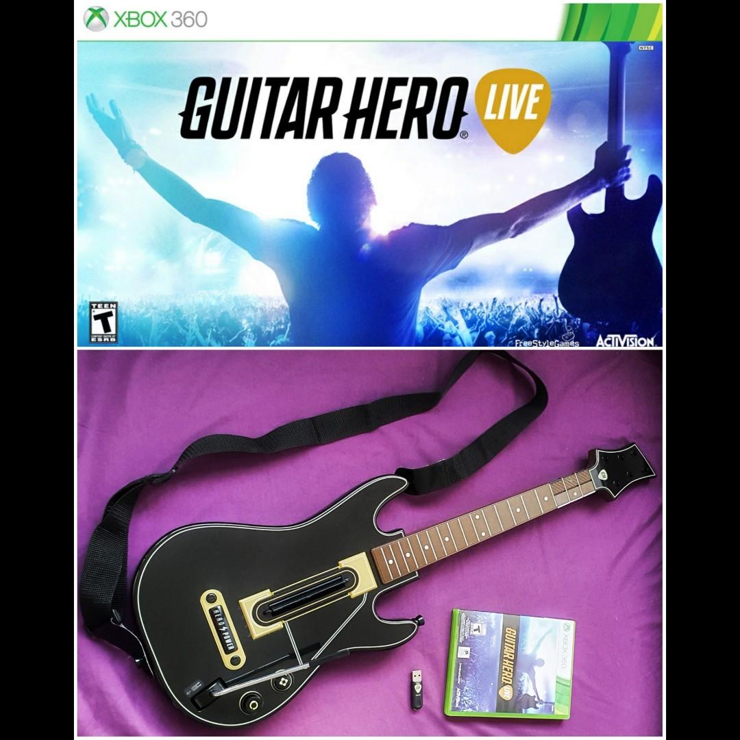Guitar Hero Live Bundle (Xbox 360) Guitar and Game