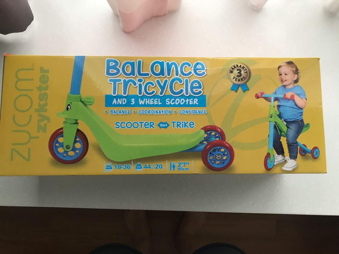 zykster 2 in 1 scooter