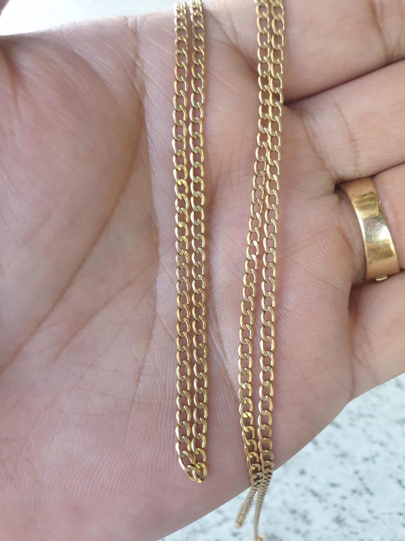 18k Gold Necklace chain 3.4g 24\