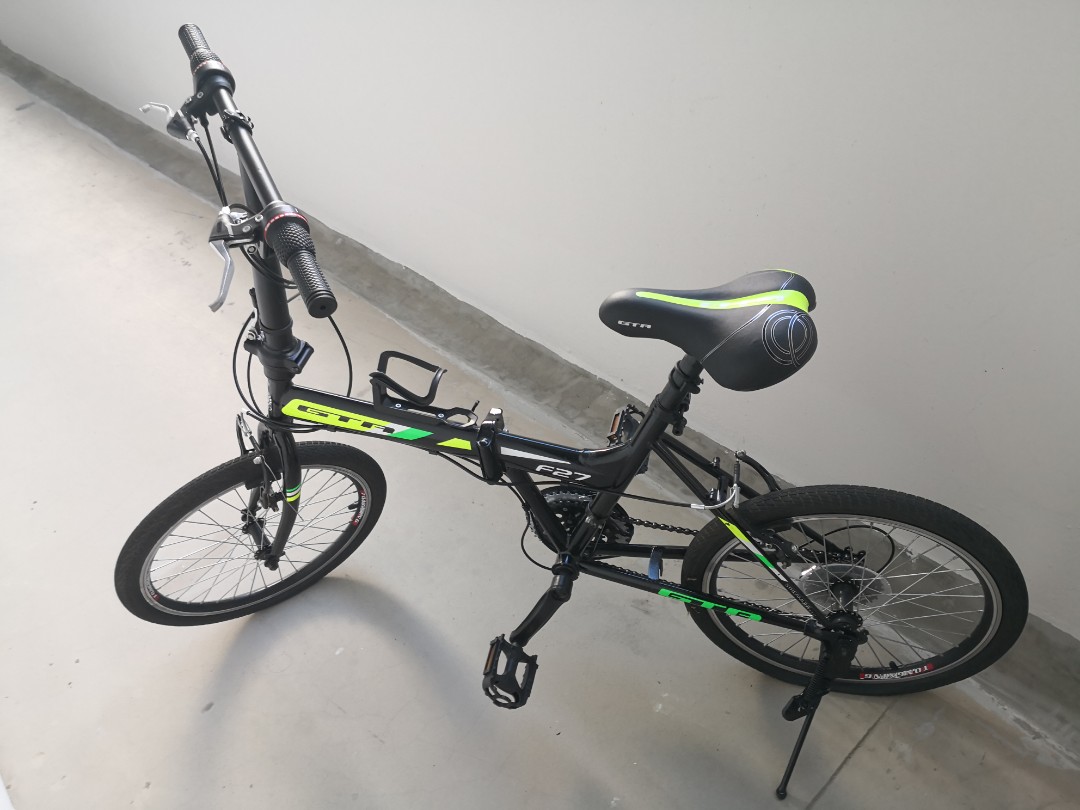20 Inch GTR Foldable Bicycle, Sports Equipment, Bicycles & Parts