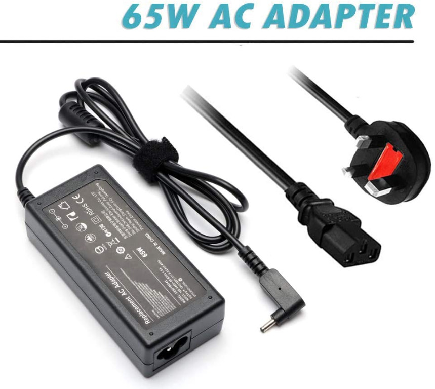 65W Laptop AC Adapter Charger For Acer ChromeBook C720 C720p R11 R13 Cb3 Cb5 C730e C731