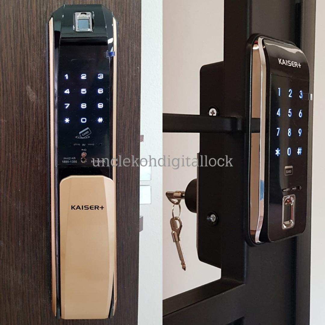 Bundle Kaiser 7090 Door Digital Lock Kaiser Gate Digital Lock Digital Door Lock Home Services Home Repairs On Carousell